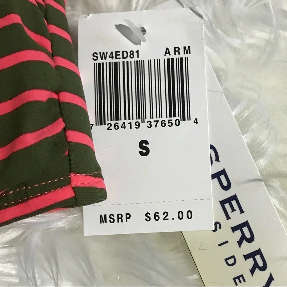Sperry Topsider Striped Bikini Bandeau Swim top